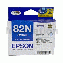 Genuine Epson T1125 (82N) Light Cyan Ink Cartridge - 515 pages